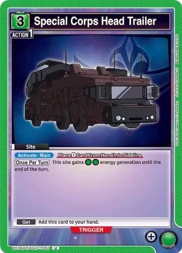 Special Corps Head Trailer (UE04BT/CGH-1-061), CODE GEASS: Lelouch of the Rebellion — Union Arena card price