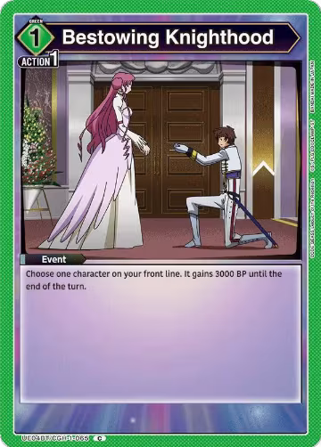 Bestowing Knighthood (UE04BT/CGH-1-065), CODE GEASS: Lelouch of the Rebellion — Union Arena card price