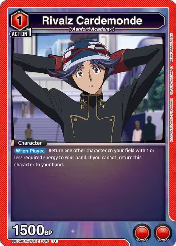 Rivalz Cardemonde (UE04BT/CGH-1-089), CODE GEASS: Lelouch of the Rebellion — Union Arena card price