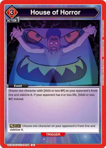House of Horror (UE04BT/CGH-1-098), CODE GEASS: Lelouch of the Rebellion — Union Arena card price