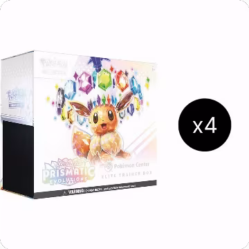 Prismatic Evolutions Pokemon Center Elite Trainer Box (Exclusive) Case, Prismatic Evolutions — Pokémon sealed product price