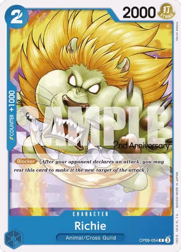 Richie (OP09-054), Emperors in the New World: 2nd Anniversary Tournament Cards — One Piece card price
