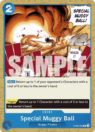 Special Muggy Ball (OP09-058), Emperors in the New World: 2nd Anniversary Tournament Cards — One Piece card price