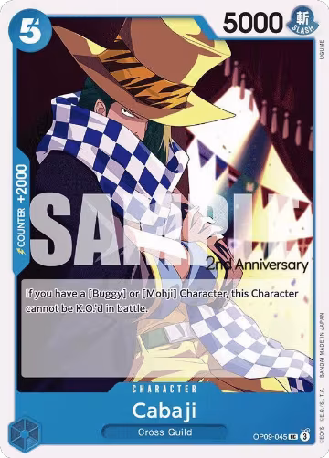 Cabaji (OP09-045), Emperors in the New World: 2nd Anniversary Tournament Cards — One Piece card price