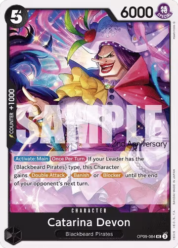Catarina Devon (OP09-084), Emperors in the New World: 2nd Anniversary Tournament Cards — One Piece card price