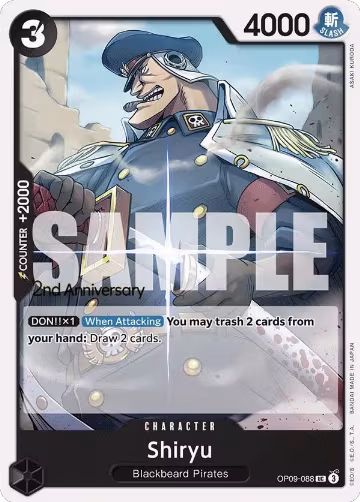 Shiryu (OP09-088), Emperors in the New World: 2nd Anniversary Tournament Cards — One Piece card price