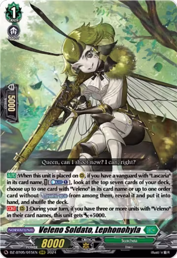 Veleno Soldato, Lephonohyla (DZ-BT05/015EN), DZ-BT05: Omniscient Awakening — Vanguard card price