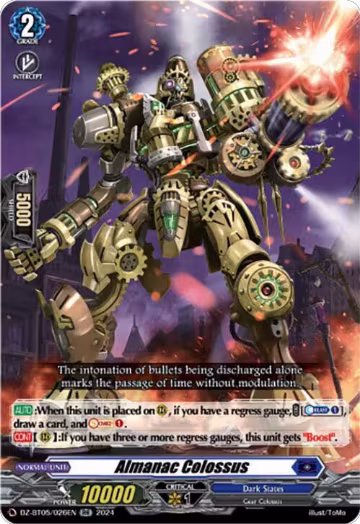 Almanac Colossus (DZ-BT05/026EN), DZ-BT05: Omniscient Awakening — Vanguard card price