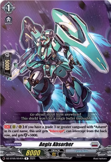 Aegis Absorber (DZ-BT05/054EN), DZ-BT05: Omniscient Awakening — Vanguard card price