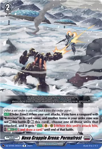 Nova Grapple Arena: Permafrost (DZ-BT05/055EN), DZ-BT05: Omniscient Awakening — Vanguard card price