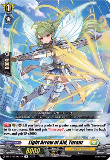 Light Arrow of Aid, Turaut (DZ-BT05/057EN), DZ-BT05: Omniscient Awakening — Vanguard card price