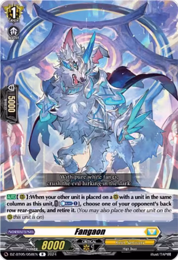 Fangaon (DZ-BT05/058EN), DZ-BT05: Omniscient Awakening — Vanguard card price