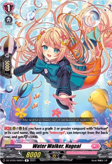 Water Walker, Nageai (DZ-BT05/066EN), DZ-BT05: Omniscient Awakening — Vanguard card price