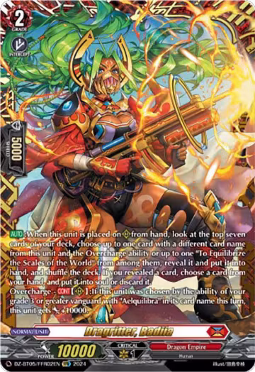 Dragritter, Badiia (FFR) (DZ-BT05/FFR02EN), DZ-BT05: Omniscient Awakening — Vanguard card price