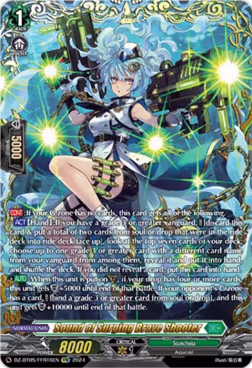 Sound of Surging Brave Shooter (FFR) (DZ-BT05/FFR16EN), DZ-BT05: Omniscient Awakening — Vanguard card price
