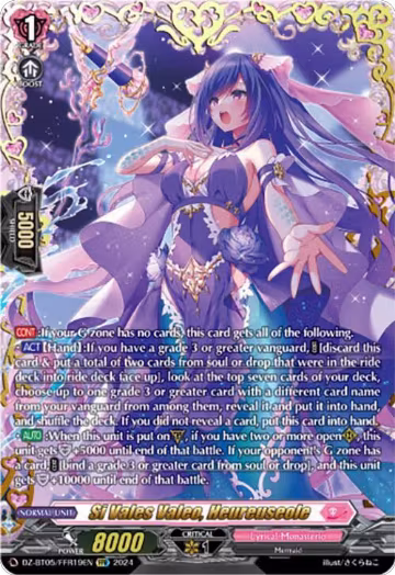 Si Vales Valeo, Heureuseole (FFR) (DZ-BT05/FFR19EN), DZ-BT05: Omniscient Awakening — Vanguard card price