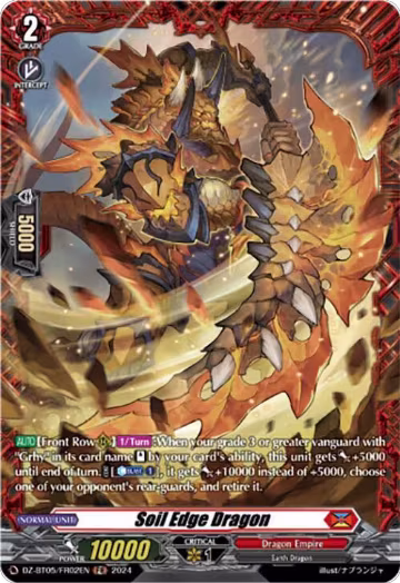 Soil Edge Dragon (FR) (DZ-BT05/FR02EN), DZ-BT05: Omniscient Awakening — Vanguard card price