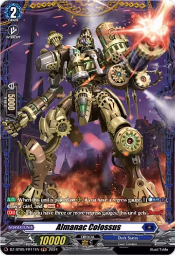 Almanac Colossus (FR) (DZ-BT05/FR11EN), DZ-BT05: Omniscient Awakening — Vanguard card price