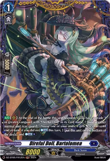 Direful Doll, Bartolomea (FR) (DZ-BT05/FR12EN), DZ-BT05: Omniscient Awakening — Vanguard card price