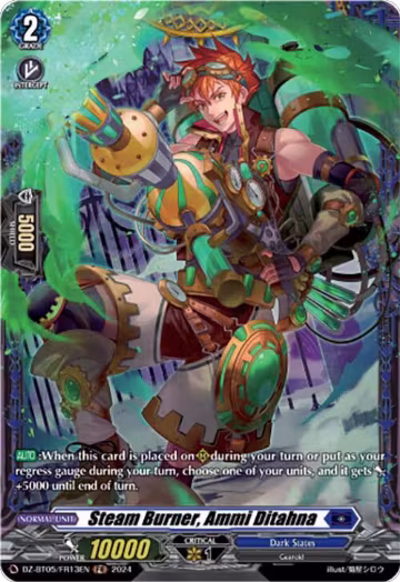Steam Burner, Ammi Ditahna (FR) (DZ-BT05/FR13EN), DZ-BT05: Omniscient Awakening — Vanguard card price