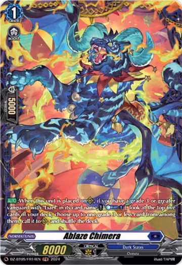 Ablaze Chimera (FR) (DZ-BT05/FR14EN), DZ-BT05: Omniscient Awakening — Vanguard card price
