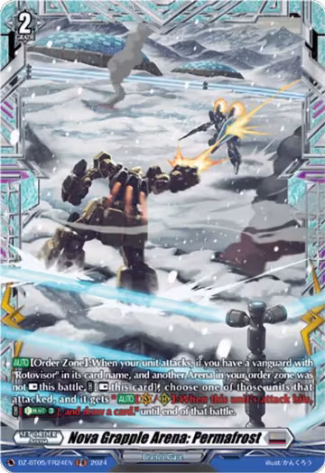 Nova Grapple Arena: Permafrost (FR) (DZ-BT05/FR24EN), DZ-BT05: Omniscient Awakening — Vanguard card price