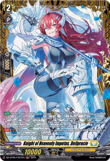Knight of Heavenly Impetus, Deilpracie (FR) (DZ-BT05/FR27EN), DZ-BT05: Omniscient Awakening — Vanguard card price