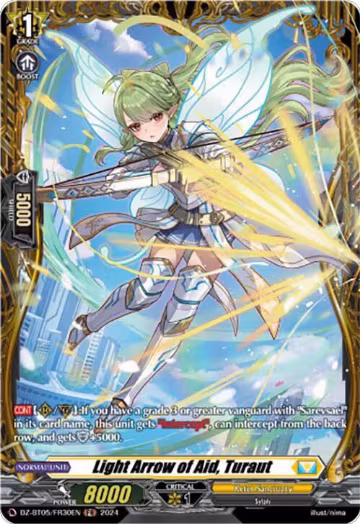 Light Arrow of Aid, Turaut (FR) (DZ-BT05/FR30EN), DZ-BT05: Omniscient Awakening — Vanguard card price