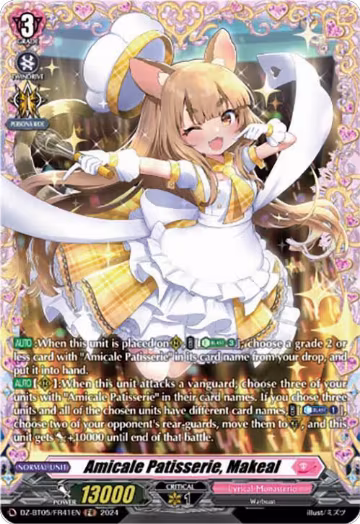 Amicale Patisserie, Makeal (FR) (DZ-BT05/FR41EN), DZ-BT05: Omniscient Awakening — Vanguard card price