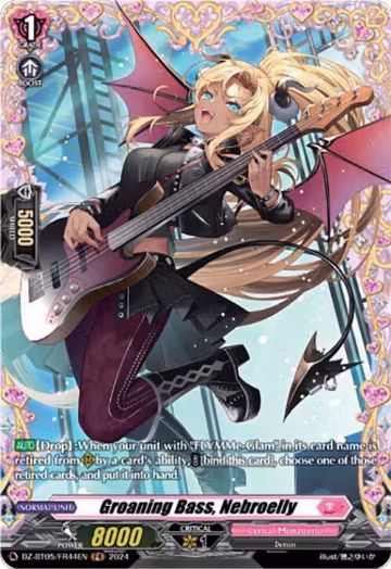 Groaning Bass, Nebroelly (FR) (DZ-BT05/FR44EN), DZ-BT05: Omniscient Awakening — Vanguard card price