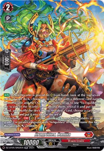 Dragritter, Badiia (SR) (DZ-BT05/SR02EN), DZ-BT05: Omniscient Awakening — Vanguard card price