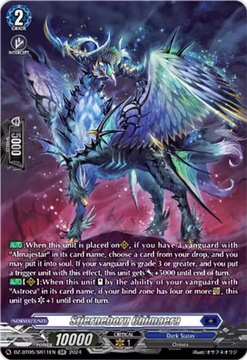 Stjerneborg Chimaera (SR) (DZ-BT05/SR11EN), DZ-BT05: Omniscient Awakening — Vanguard card price