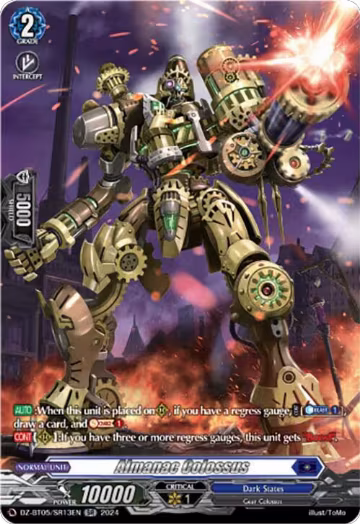 Almanac Colossus (SR) (DZ-BT05/SR13EN), DZ-BT05: Omniscient Awakening — Vanguard card price