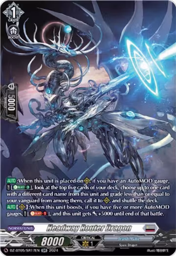 Headway Router Dragon (SR) (DZ-BT05/SR17EN), DZ-BT05: Omniscient Awakening — Vanguard card price