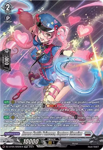 Aurora Battle Princess, Capture Cherrino (SR) (DZ-BT05/SR20EN), DZ-BT05: Omniscient Awakening — Vanguard card price