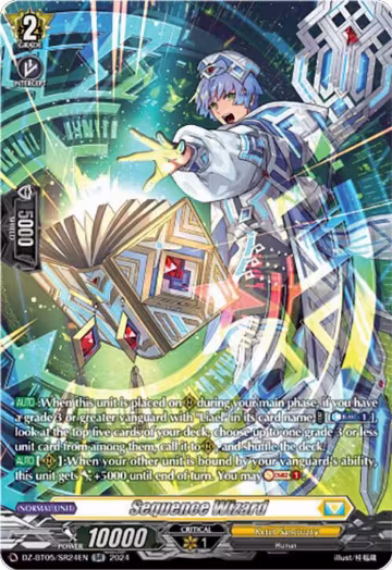 Sequence Wizard (SR) (DZ-BT05/SR24EN), DZ-BT05: Omniscient Awakening — Vanguard card price