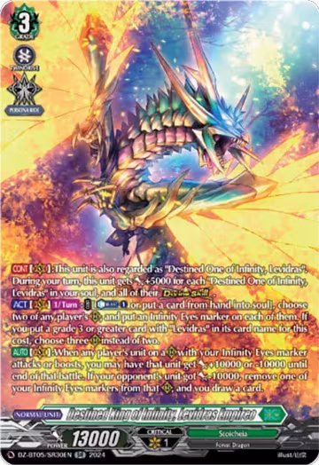 Destined King of Infinity, Levidras Empireo (SR) (DZ-BT05/SR30EN), DZ-BT05: Omniscient Awakening — Vanguard card price