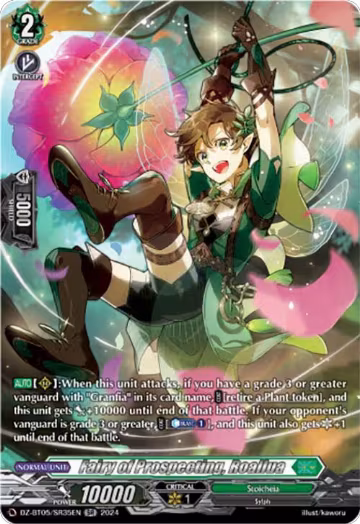 Fairy of Prospecting, Roallua (SR) (DZ-BT05/SR35EN), DZ-BT05: Omniscient Awakening — Vanguard card price
