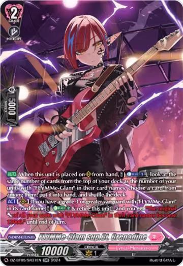 FLMMe-Glam sup.Gt. Grenadine (SR) (DZ-BT05/SR37EN), DZ-BT05: Omniscient Awakening — Vanguard card price