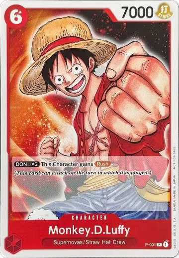 Monkey.D.Luffy (001) (P-001) — card price