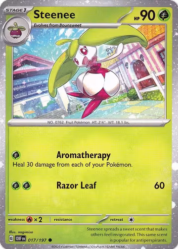 Steenee - 017/197 (Cosmos Holo) (017/197), Miscellaneous Cards & Products — Pokémon card price