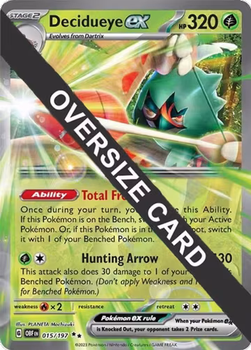 Decidueye ex - 015/197 (015/197), Jumbo Cards — Pokémon card price