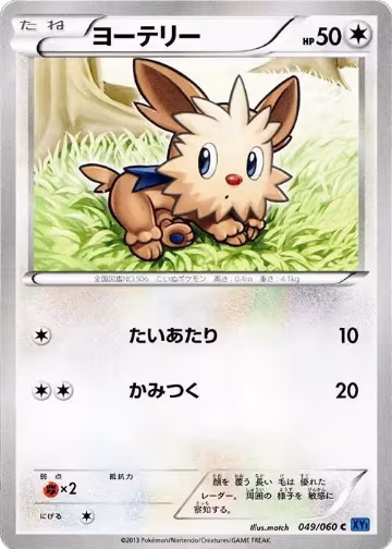 Lillipup (049/060), XY-Bx: Collection X — Pokémon JP card price
