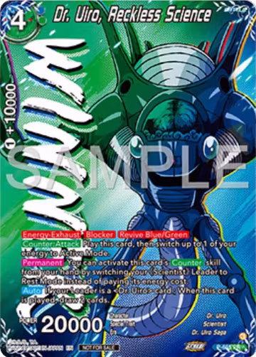 Dr. Uiro, Reckless Science (Winner) (P-655), Tournament Promotion Cards — DB Super card price