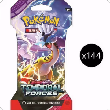 Temporal Forces Sleeved Booster Case, Temporal Forces — Pokémon sealed product price