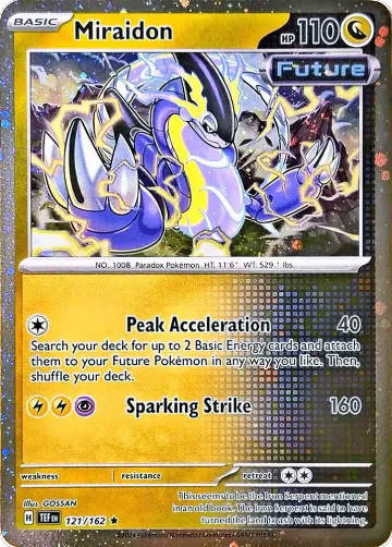 Miraidon - 121/162 (Cosmos Holo) (121/162), Miscellaneous Cards & Products — Pokémon card price