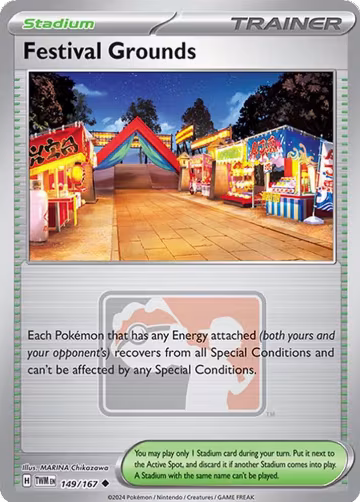 Festival Grounds - 149/167 (League Promo) (149/167), League & Championship Cards — Pokémon card price