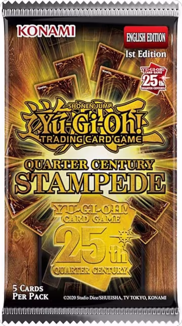 Quarter Century Stampede Booster Pack, Quarter Century Stampede — Yu-Gi-Oh! sealed product price
