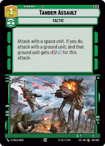 Tandem Assault (124/262), Jump to Lightspeed — Star Wars card price