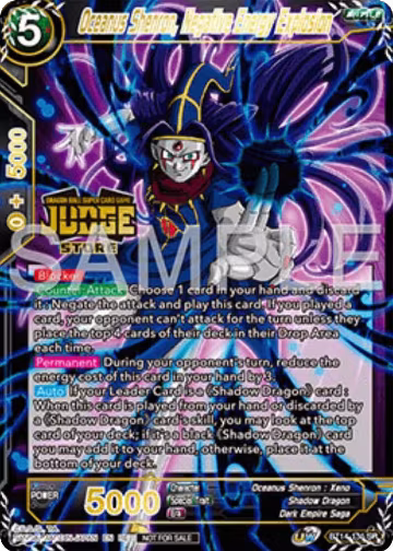 Oceanus Shenron, Negative Energy Explosion (Judge Pack Vol.16) (Store) (BT14-135), Judge Promotion Cards — DB Super card price